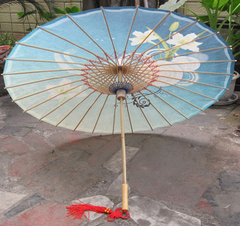 油纸伞 泸州桐香坊油纸伞 古典传统 防雨防晒油纸伞 印象百合