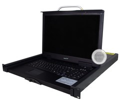 固网HK-1170-16D 16口17寸液晶LCD kvm多电脑切换器USB/PS2可混插
