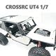 CROSSRC UT4 1/7 后直桥 不锈钢车身装甲 引擎盖 顶盖 侧板六件套