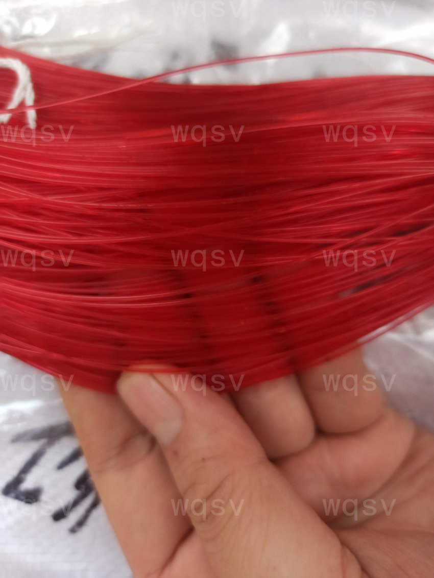 工业用红色尼龙线胶丝钓鱼线红线手链红线绳红线编织红线绳单丝线