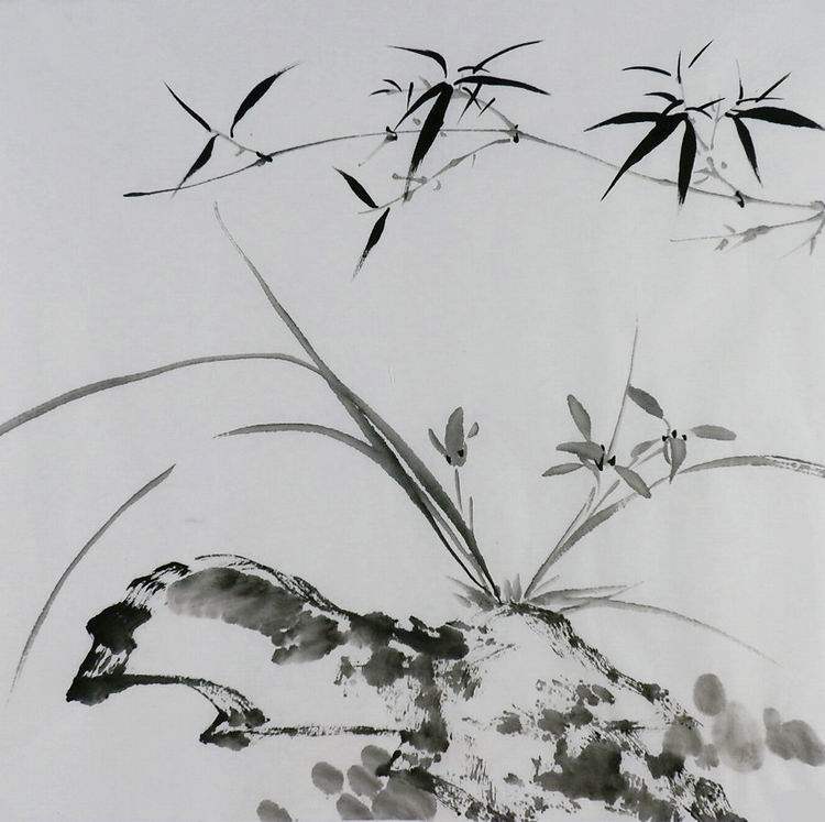 手绘字画书画客厅装饰画热销i072560三尺斗方无款国画