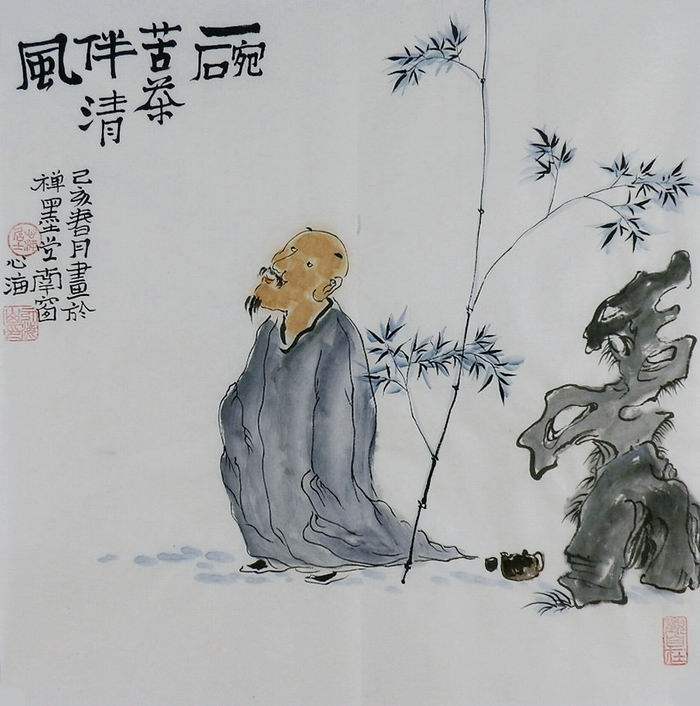 手绘字画书画装饰画热销yi051735心海居士三尺斗方国画