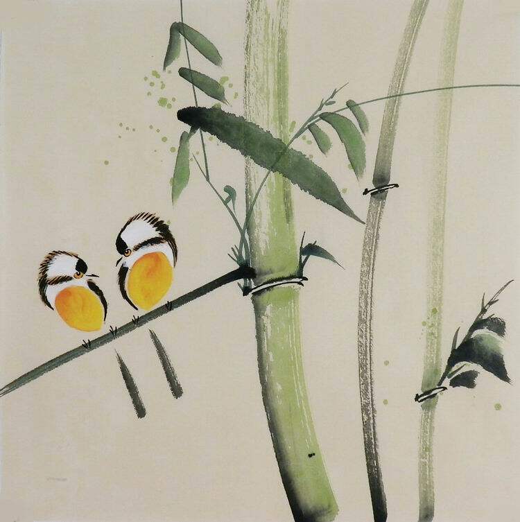 纯手绘字画书画装饰画热销yi090441无款国画花鸟画小品3333