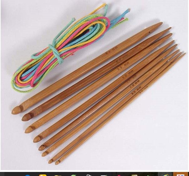 邦德妮 滑顺不磨手魔法一本针全竹钩针 每根针配送一条绳碳化钩针