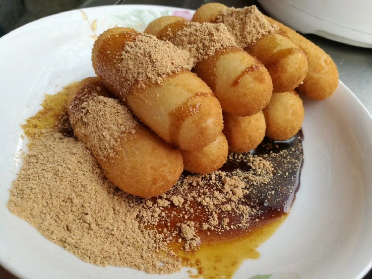 四川特产鑫攀胖娃娃糍粑圆糍粑胖糍粑 20袋一箱,赠送红糖和豆粉