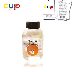 美国CUP MYSTER原创卡通小熊小兔玻璃杯随手杯可爱萌萌大肚胖水杯