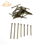 Yan LAN Accessories Accessories Accessories DIY jewelry materials bronze t-shaped iron t pin bronze flat head pins needles