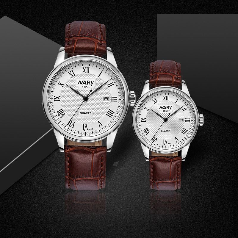 耐瑞nary男士女士情侣腕表石英手表6117