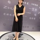 芮娜依莲春夏款9035无袖褶皱超大弹力百搭显瘦连衣裙大码女装