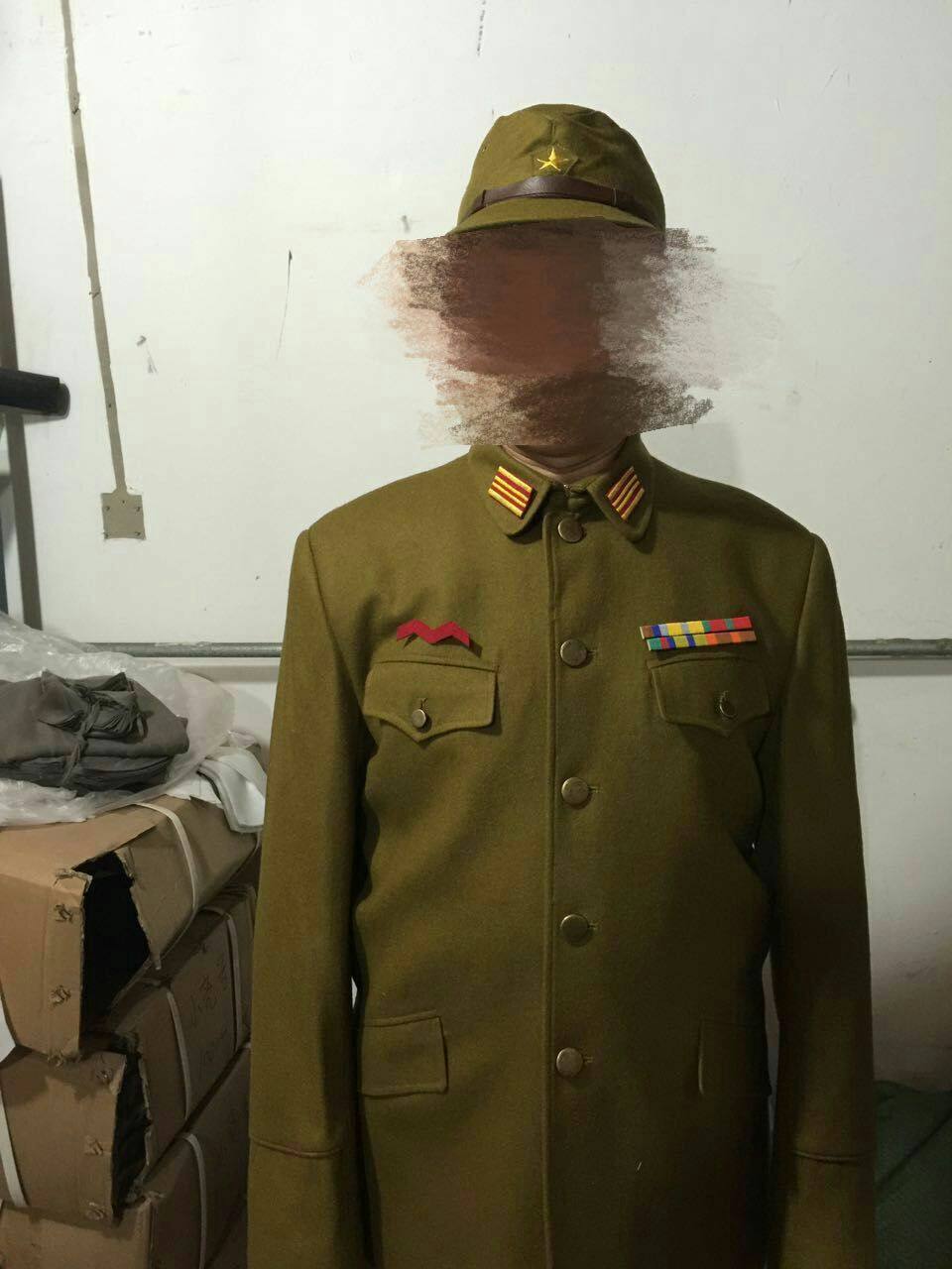 话剧团 影视剧组专用 日军服 戏服套装 呢料