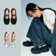 yuri在韩国flct代购24春季新品厚底玛丽珍芭蕾鞋 轻便可爱爱心