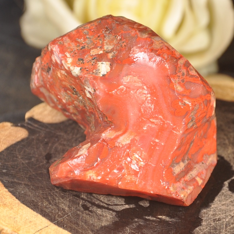 天然北票战国红缟玛瑙原石鸡血红肉料辽宁 朝阳 矿标 摆件 1-37号