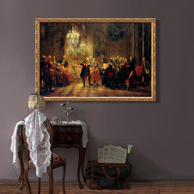 00折后价￥238致橡树 法式欧式复古装饰画 客厅餐厅小众艺术壁画美式