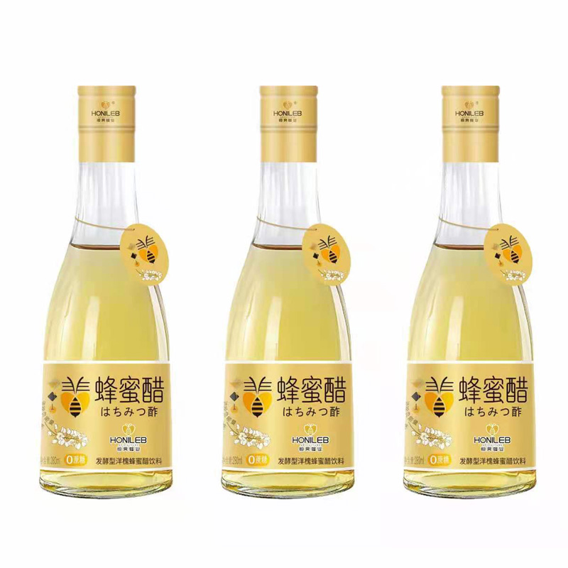 恒亮发酵型蜂蜜醋280ml/瓶装蜂蜜醋饮品酒店饭店喜宴聚餐