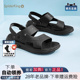 蜘蛛王夏季凉鞋男款真皮外穿两用2025官方官网旗舰正品休闲沙滩鞋