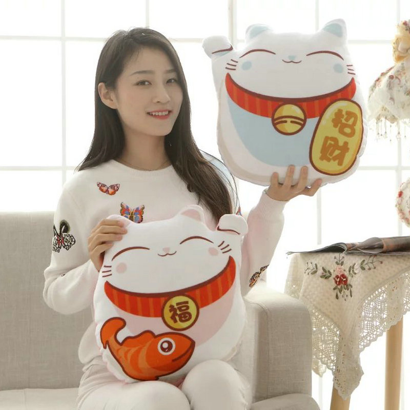 招财猫毛绒玩具大额优惠券