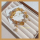 “金玲”原创设计国风琉璃手链女天然黄水晶手串复古中式新年礼物