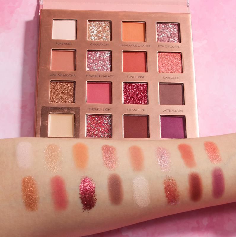 JEANMISS brand 16 Eye shadow Pearl Matte Desert Rose Eye shadow Glitter powder Sequins fairy quality goodsin the Makeup/Perfume/Beauty tools , Eyeshadow category - from Buy2taobao.com to provide professional Taobao agent buy service