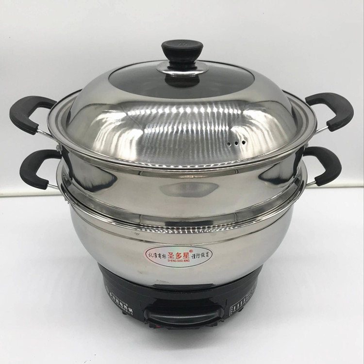 Starry Multifunctional electric pan 28cm Stainless steel wok 30cm The use of pot /32cm steamer Cookerin the Kitchen Appliances , Electric cooker pot class , Electric heating/Chafing dish category - from Buy2taobao.com to provide professional Taobao agent buy service