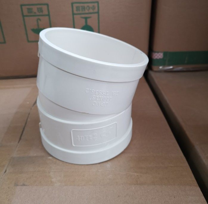pvc排水弯头管下水管管件排水系列配件 异型弯头15度22.5度30度25