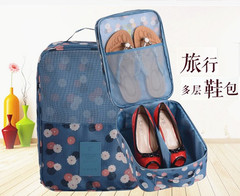 旅行鞋收纳袋整理袋多层 大容量鞋包 旅游收鞋纳包 防水防尘套装