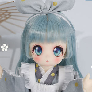 关仓】bjd黑曜石1/4可丽饼改良和服sd娃娃爱心体xaga卡通脸二次元