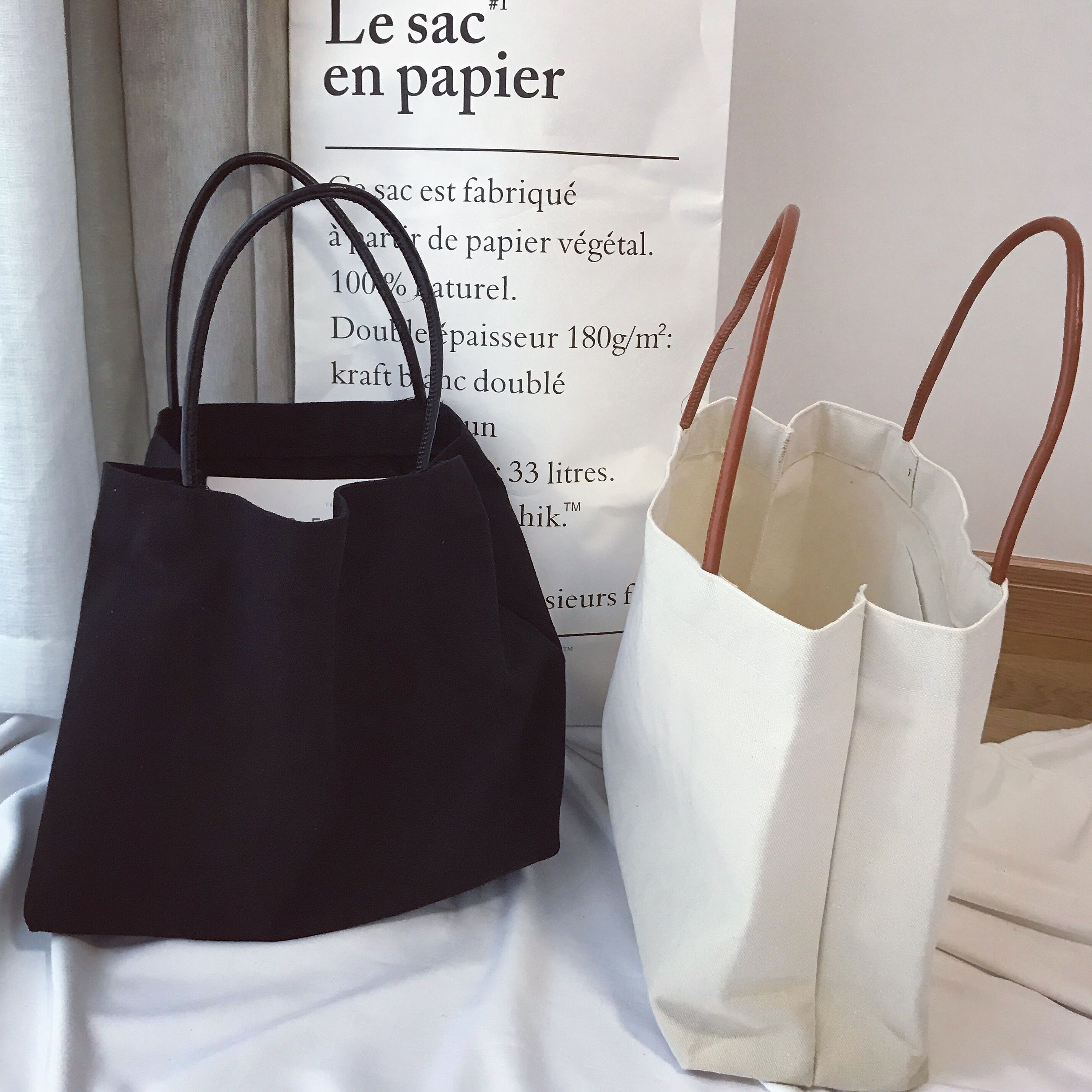 the republic of korea Simplicity Solid Canvas bag literature One shoulder Canvas bag Bags portable Canvas bag Shopping bagin the Leather/Lady bags/Men's bag, Ms. bags category - from Buy2taobao.com to provide professional Taobao agent buy service