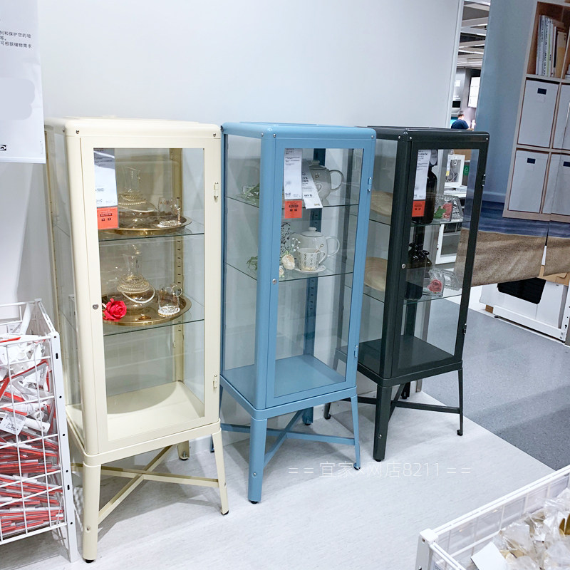 宜家餐边柜怎么样 宜家玻璃展示柜_什么值得买