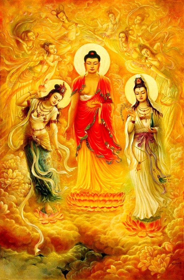 精准印花dmc十字绣正品客厅大画佛教菩萨壁画十字绣套件