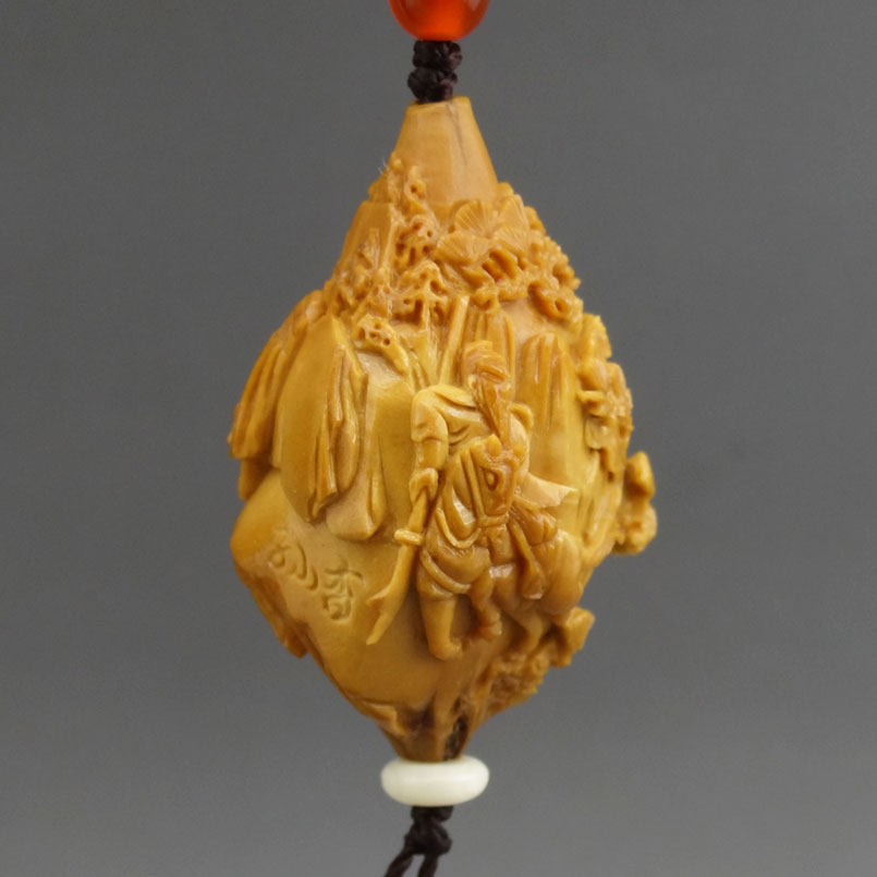 核雕名家孙香《千里走单骑》