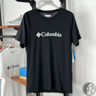 24春夏新款Columbia哥伦比亚男女情侣户外运动纯棉短袖T恤JE1586