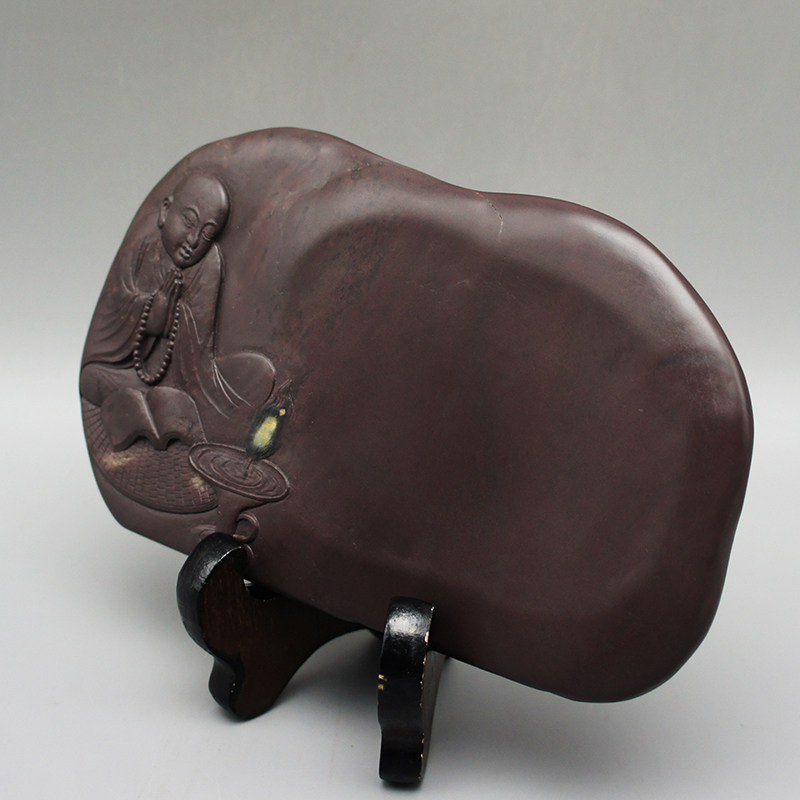 老坑仔 石品巧雕《悟禅机》坑仔岩 黄超洪作品