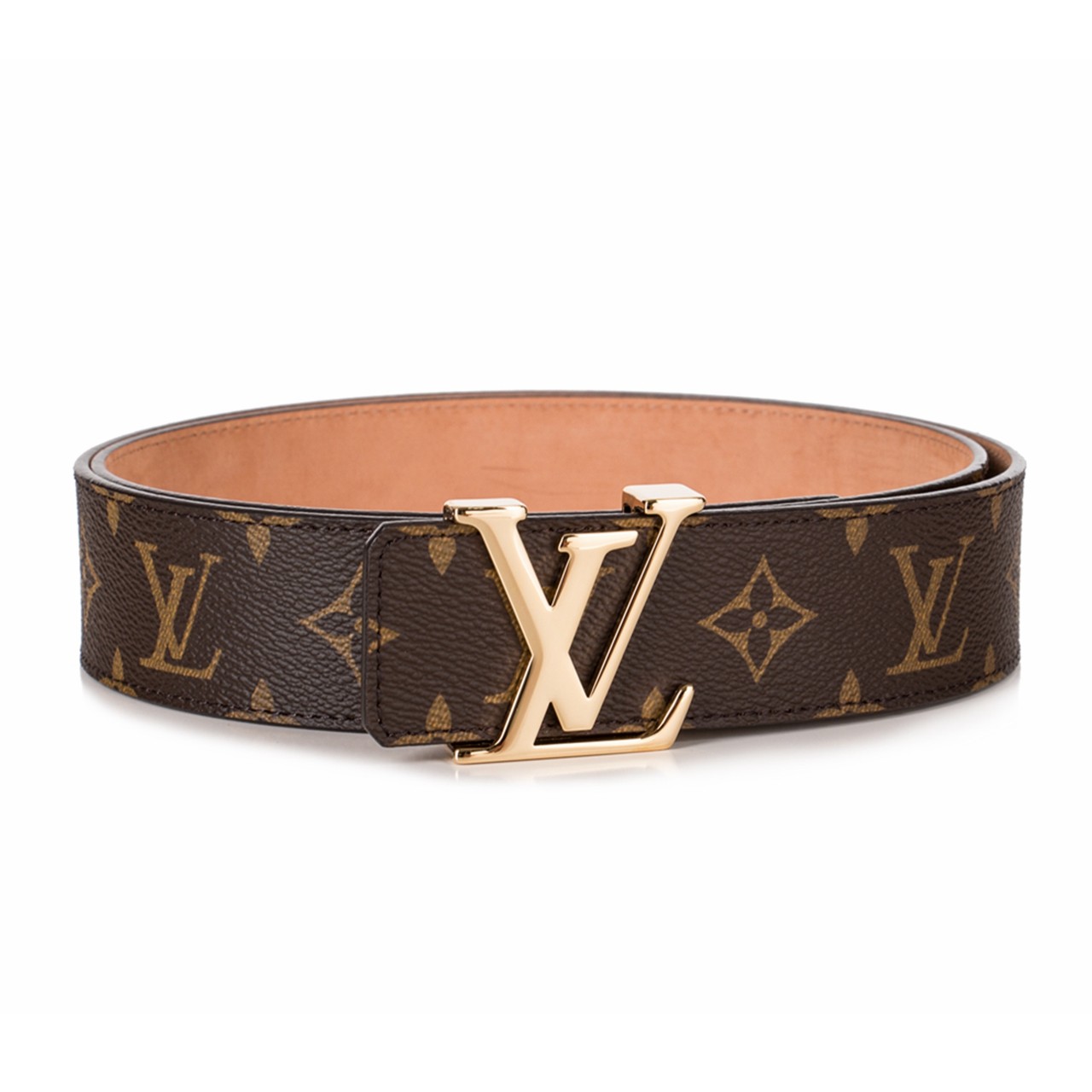 [9.9新]路易威登lv100#男士老花皮带未使用*