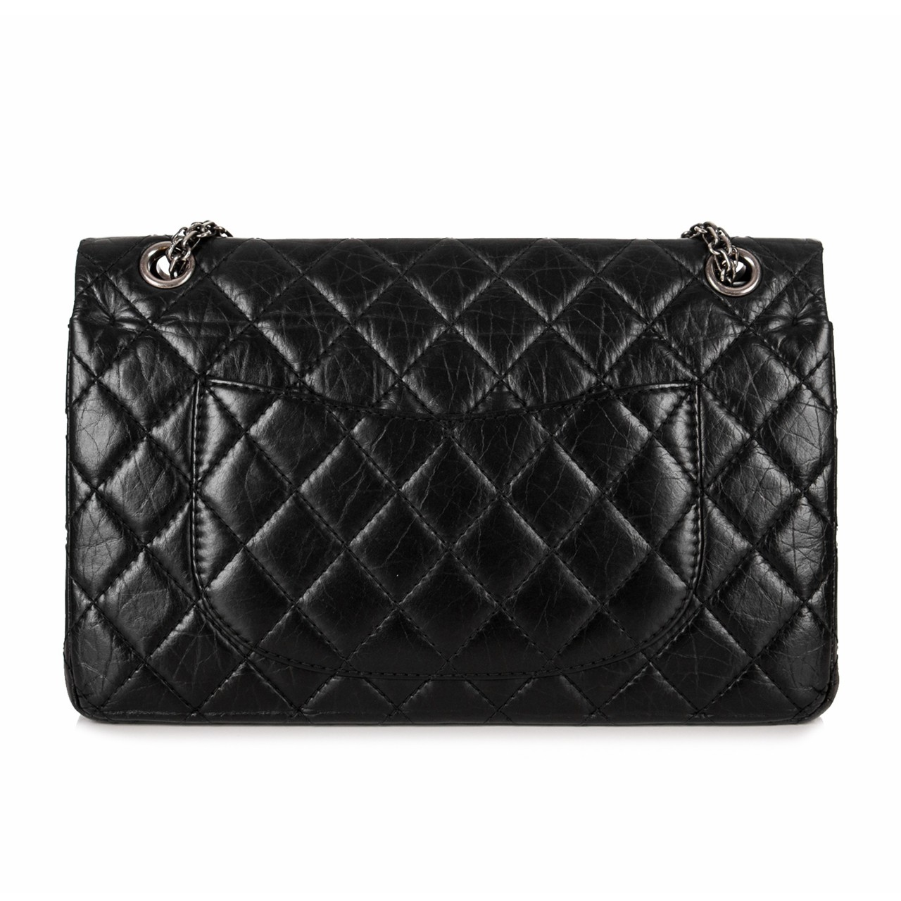 5新]香奈儿chanel女士2.55单肩包黑色p*