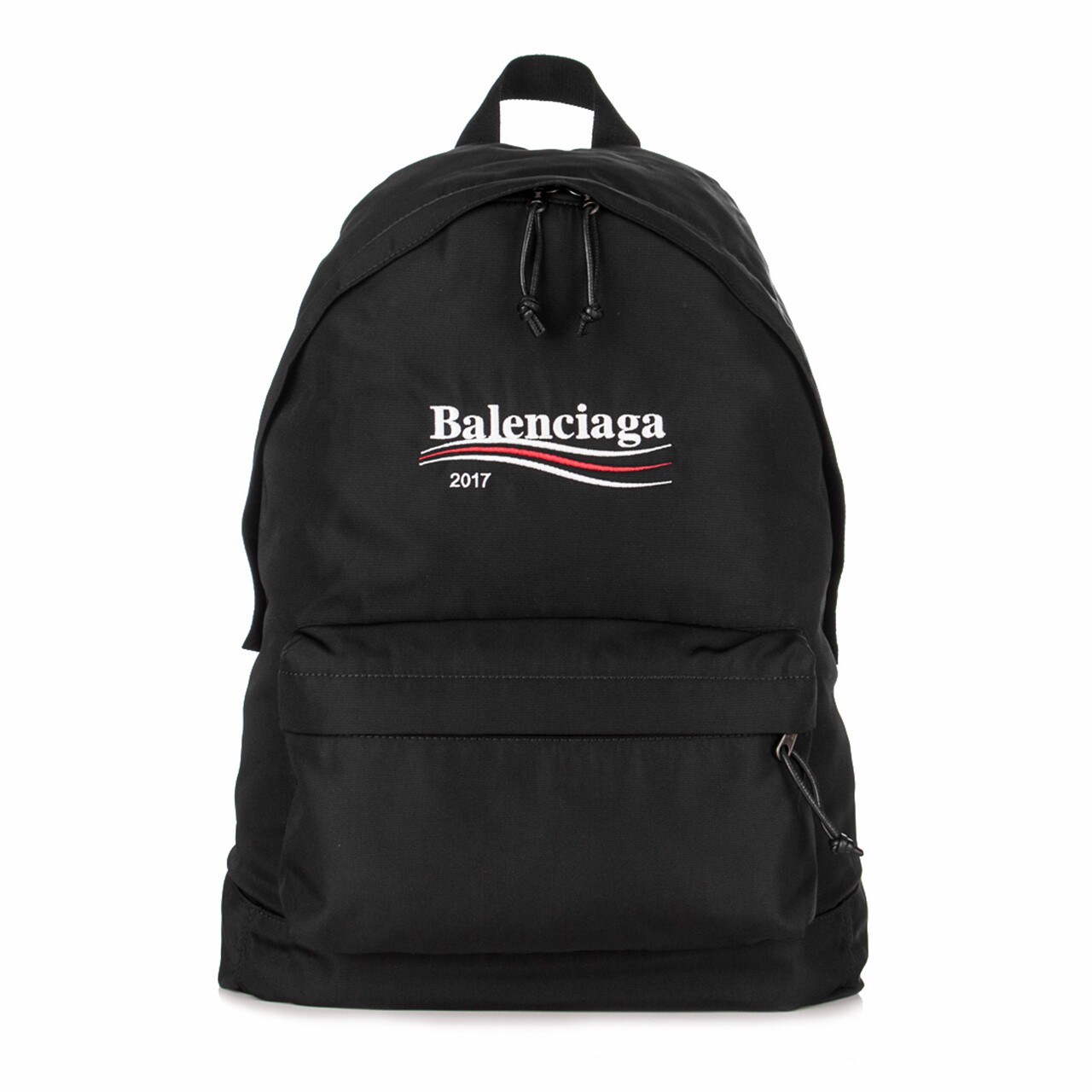 [即拍即得][9.9新]巴黎世家balenciaga男士双肩包黑色未使用*