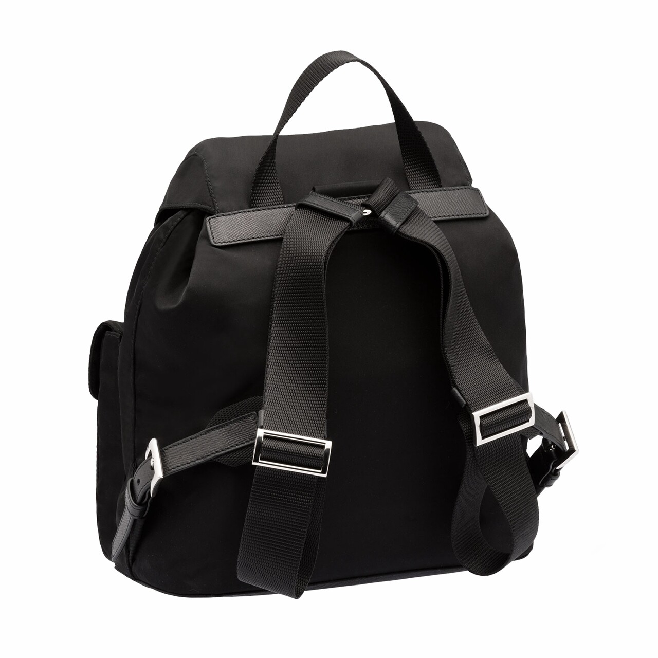 [9.9新]普拉达prada女士双肩包黑色未使用*