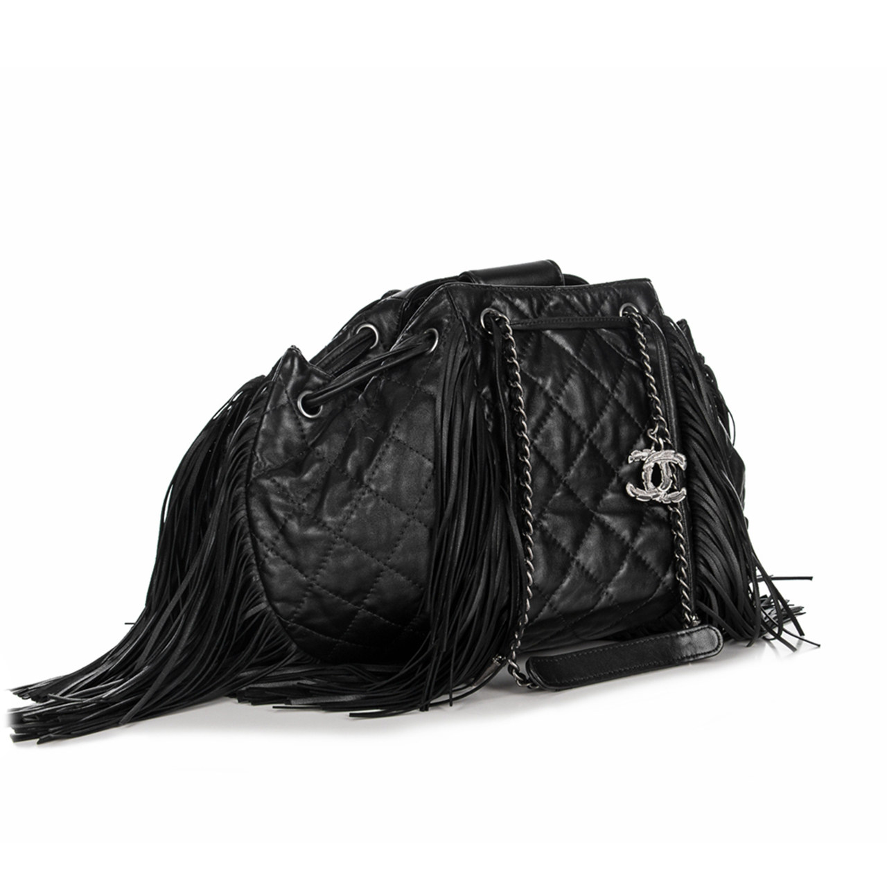 [9.8新]香奈儿chanel女士流苏手提包gxh