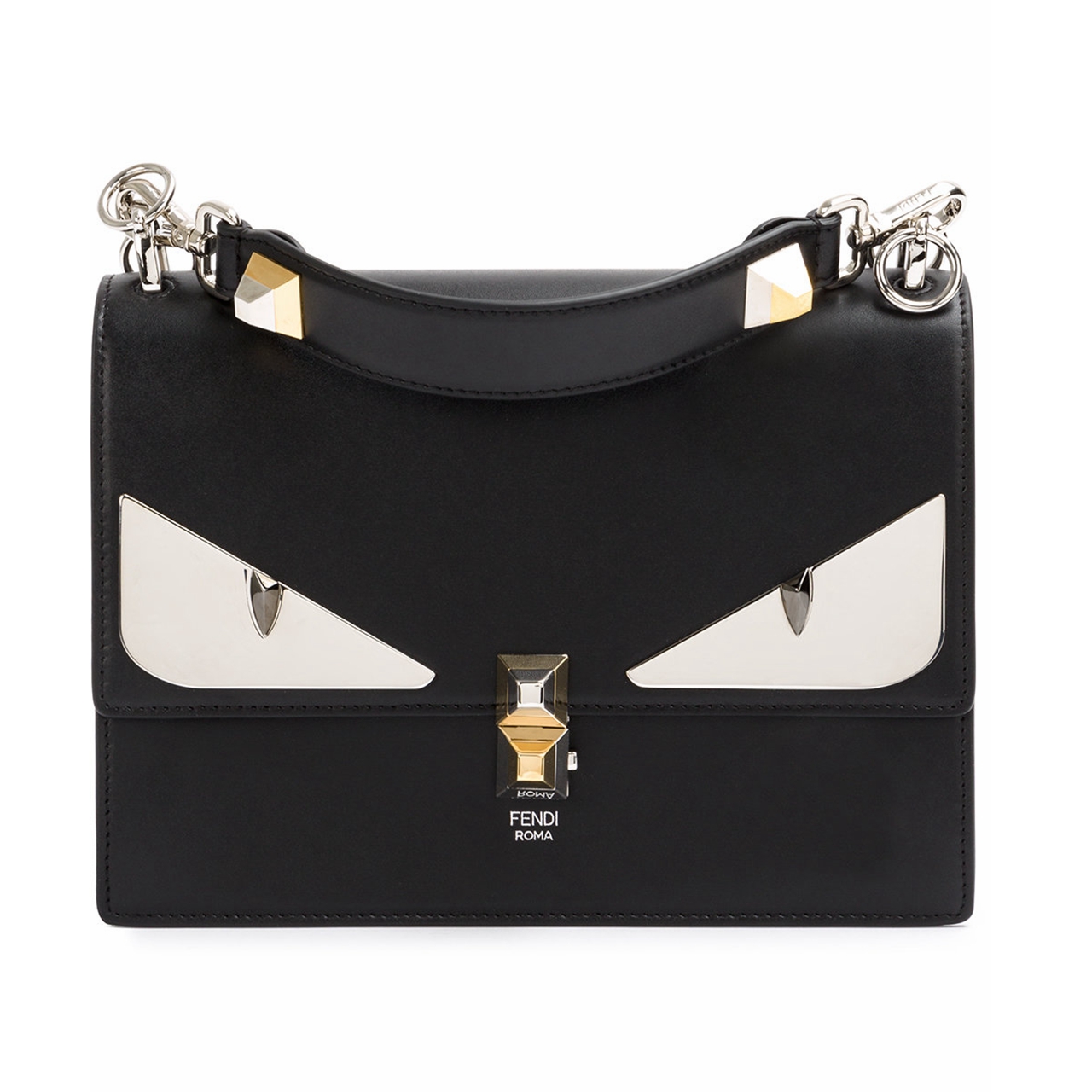 [9.9新]芬迪fendi女士小怪兽手提单肩包未使用*