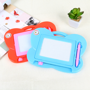 儿童美术磁性迷你画板家用宝宝涂鸦可擦拭无尘板小号字板益智玩具