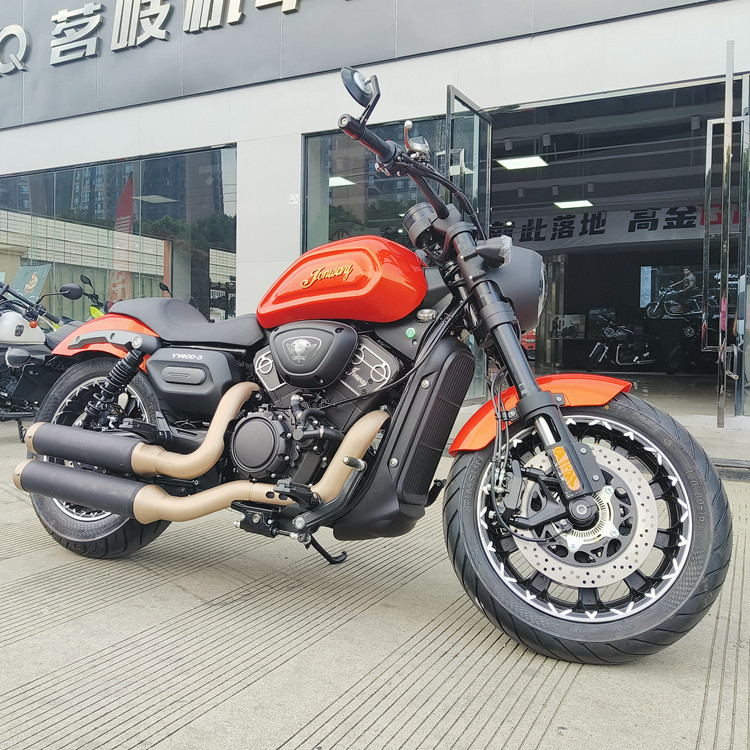 永源巡航 庄威v400 摩托车 水冷双缸发动机国产yb400-b