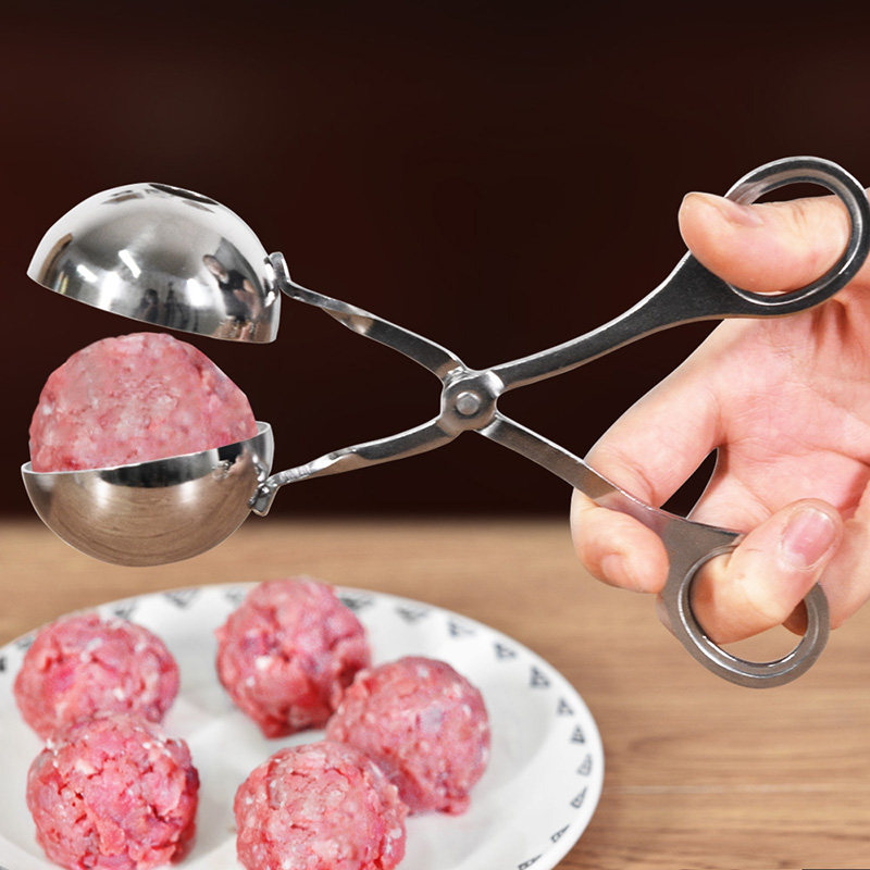 杜博尔不锈钢肉丸子制作器 厨房做鱼丸虾球炸牛肉汆丸工具diy模具
