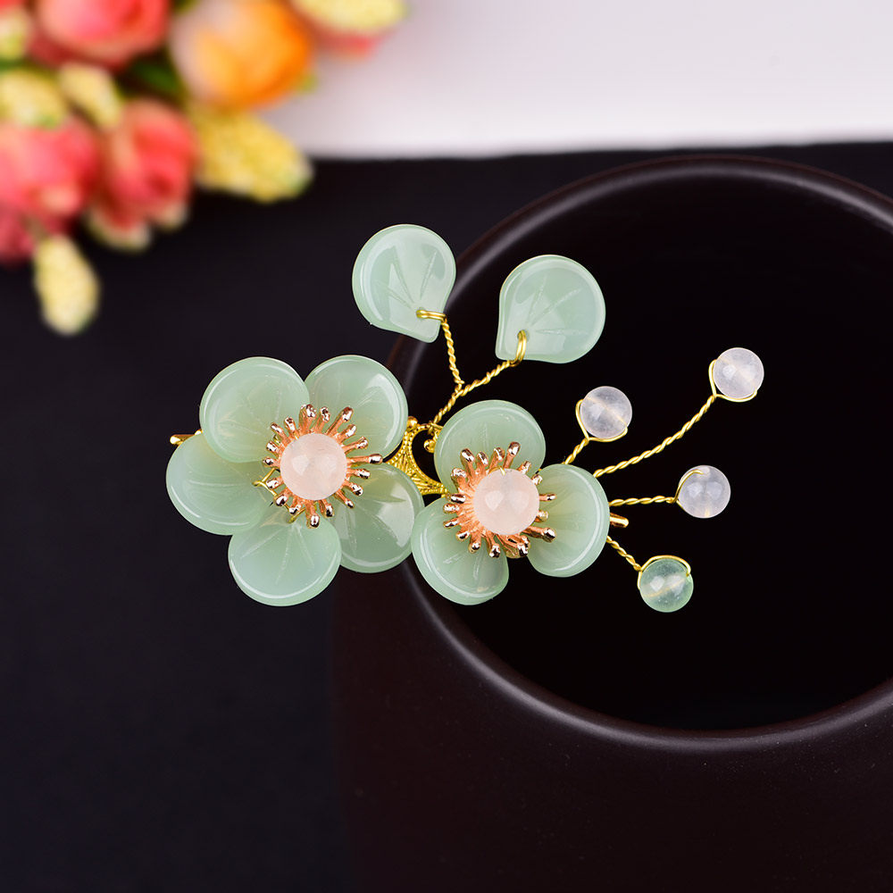 古装古代汉服头饰发冠宫廷古风发卡发插女仙装饰品配饰