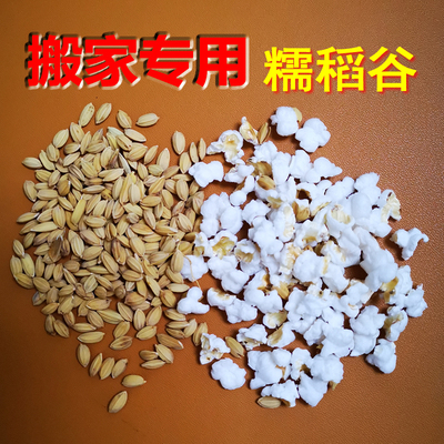 糯米稻谷糯稻谷子炒爆米花入伙婚庆搬新家进宅大糯谷带壳1斤包邮