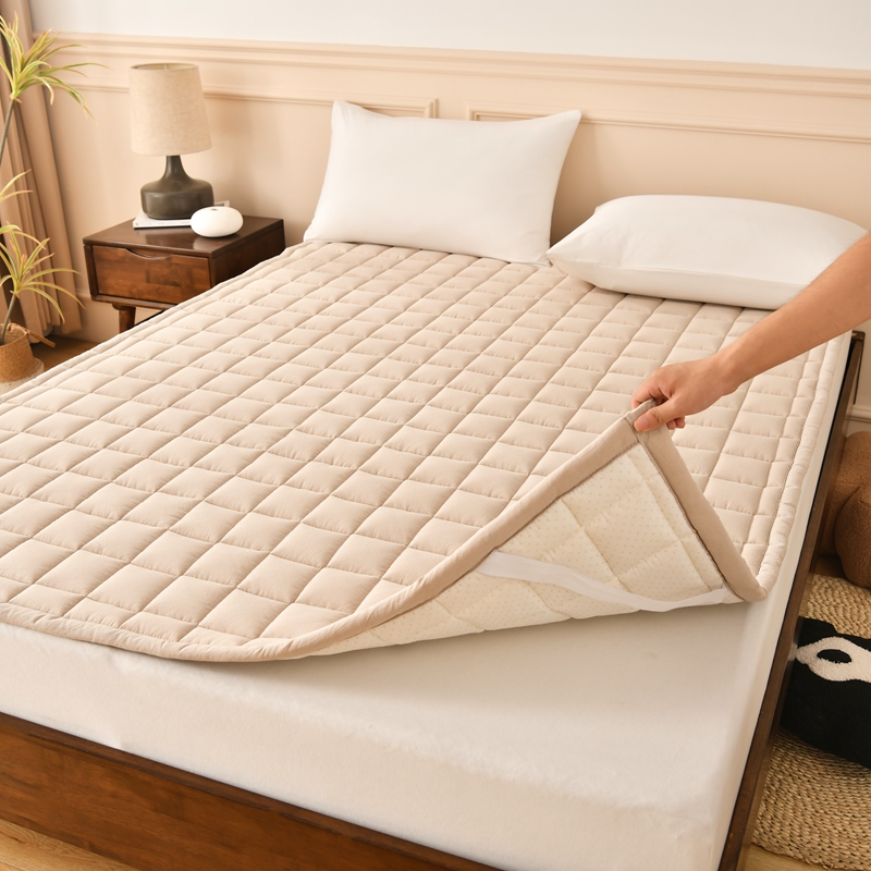新疆棉花床垫软垫家用席梦思保护垫薄款全棉床褥子垫被铺底可机洗