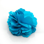 Smiling Korean fabric flower brooch Crystal rhinestone women high corsage pin clasp Korea jewelry