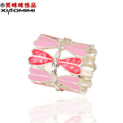 Package mail smiling Dragonfly scarf buckle Korean Crystal rhinestones brooch women fancy brooch pin clasp Korea