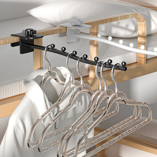学生宿舍用衣架寝室上铺床边床头挂衣服收纳神器晾衣床上置物挂钩