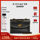 【官方授权】COACH/蔻驰女包单肩斜挎包铆钉山茶花链条包包奥莱款