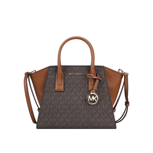 Michael Kors/MK 女包AVRIL时尚潮流PVC印花配皮手提斜挎托特包女