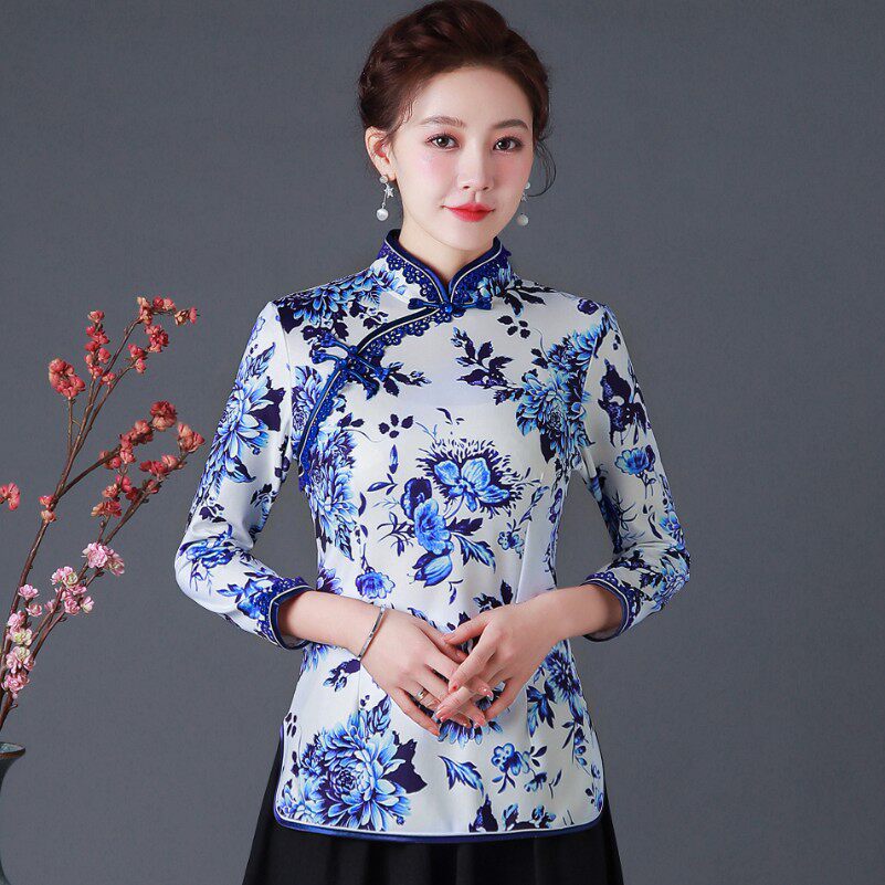 中老年唐装女中国风